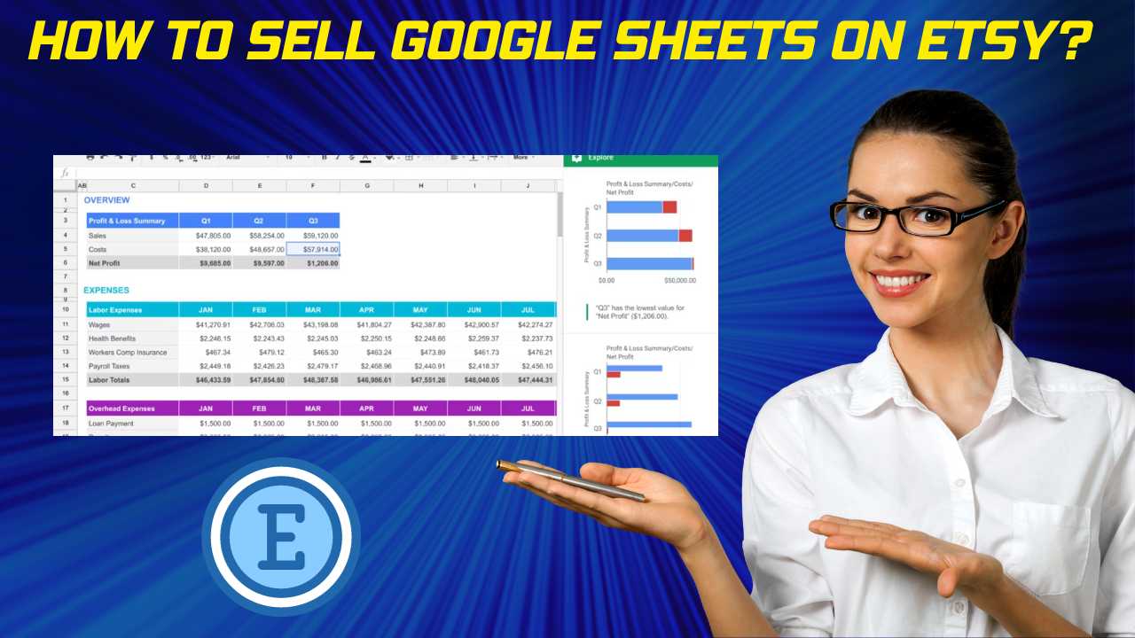 How To Sell Google Sheets On Etsy?