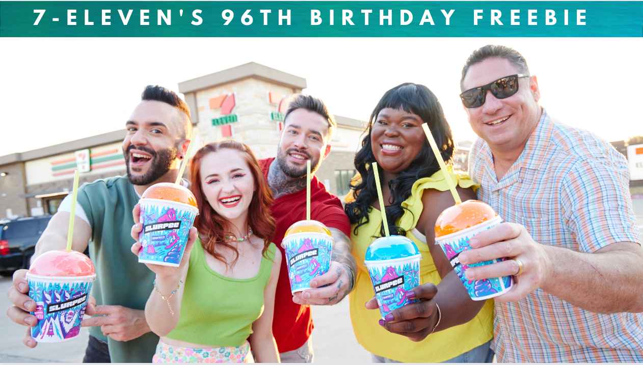 Birthday Brain Freeze: 7-Eleven's 96th Year in a Slurpee Swirl